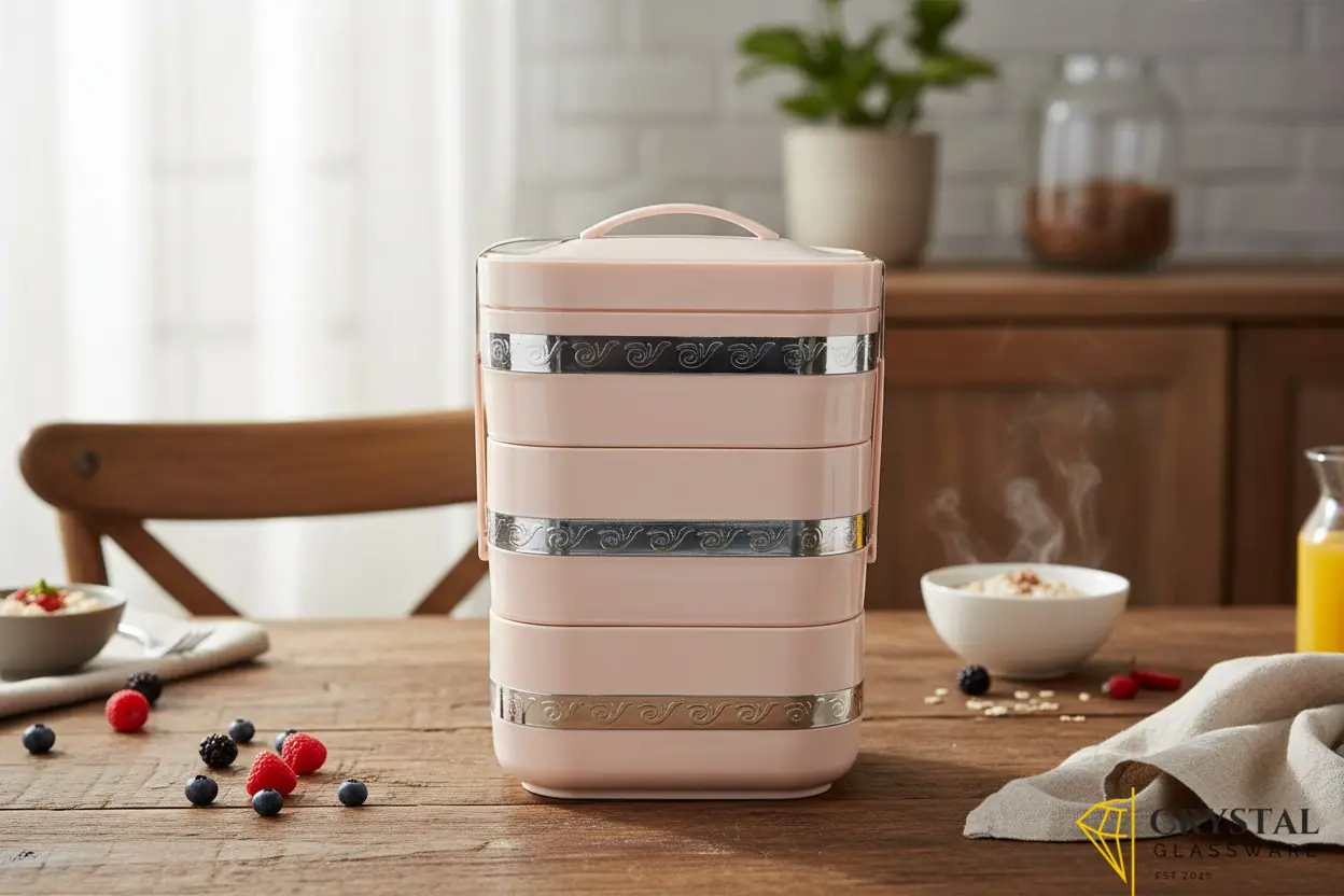 4 Tier Food Carrier Multi-Layer Lunch Box  